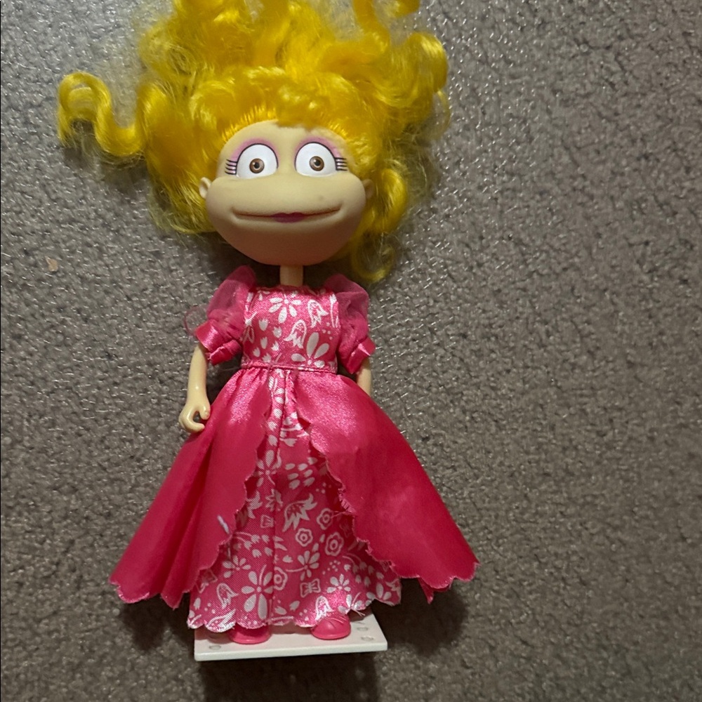Charming Pink Dress Doll with Yellow Hair Veronica (?) from Rugrats